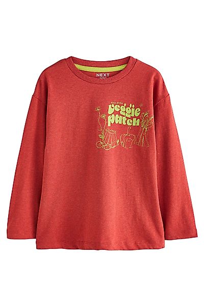 Next Langarmshirt Langarmshirt mit Grafikprint (1-tlg) günstig online kaufen