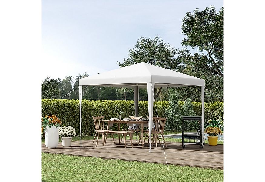 Outsunny Pavillon 2,7x2,7m, Rechteckig, mit 0 Seitenteilen, (Stabil Winterf günstig online kaufen