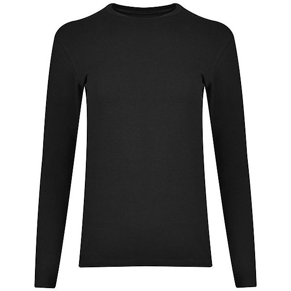Evoni Langarmshirt Damen Langarm Basic Shirt Baumwolle günstig online kaufen