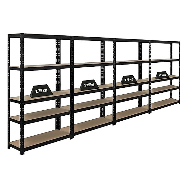 PROREGAL® Schwerlastregal MegaDeal 4 Stück APOLLO 150x90x30cm Fachlast 175k günstig online kaufen
