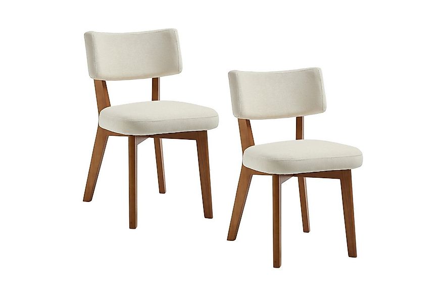 BlingBin Esszimmerstuhl Polsterstuhl Satz von 2, Moderne Mid-Century-Stil S günstig online kaufen