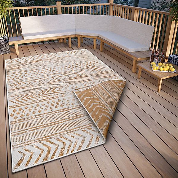 HANSE Home Teppich »BIRI Wendeteppich«, rechteckig, 5 mm Höhe, In-& Outdoor günstig online kaufen