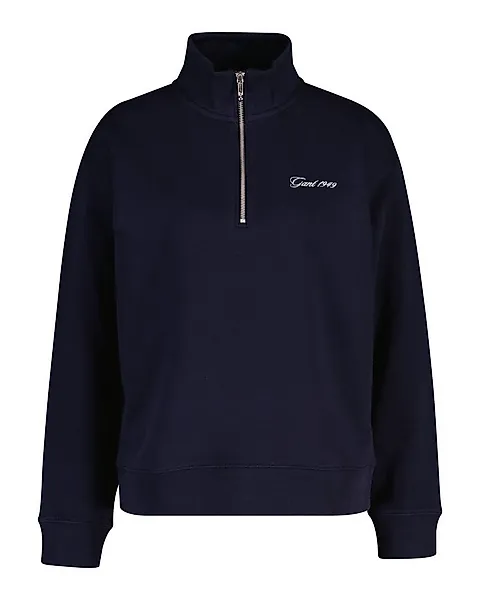 Gant Sweatshirt SCRIPT HALF ZIP mit Stehkragen, normale Passform günstig online kaufen