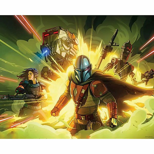 Komar Poster Mandalorian Fireteam Disney B/L: ca. 50x40 cm günstig online kaufen