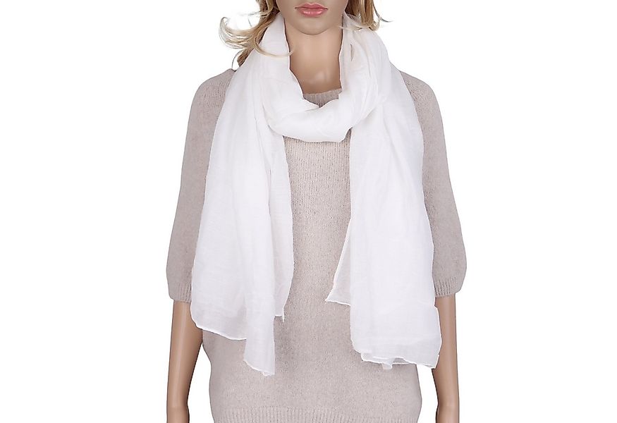 MIRROSI Modeschal weicher Unifarbe Schal 100% Baumwolle, (Viele tolle Farbe günstig online kaufen