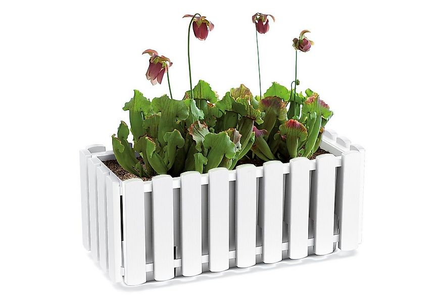 KAGM Blumenkasten Balkonkasten Pflanzkasten Landhausoptik Lattenoptik günstig online kaufen