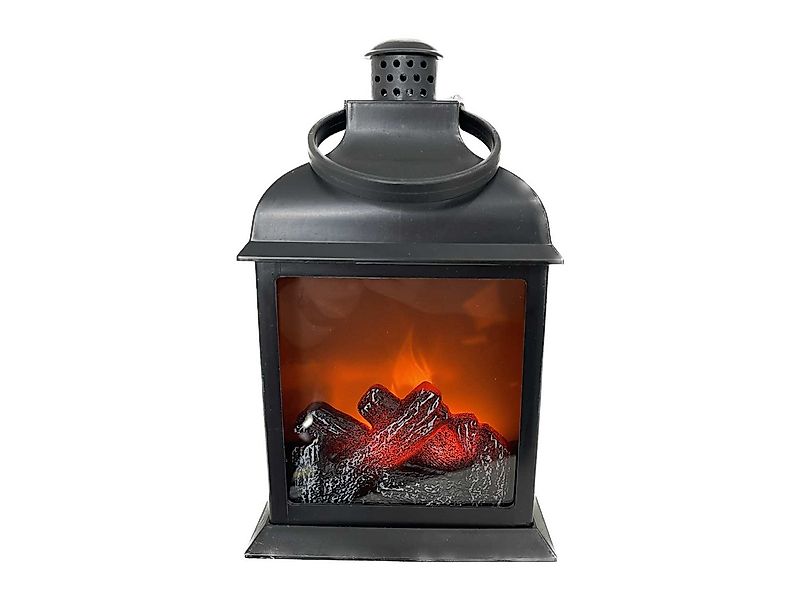 Coen Bakker Deco BV Dekokamin Fireplaces (1-St), Laterne schwarz Flammensim günstig online kaufen