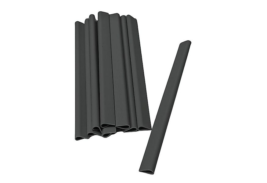zaunzu Sichtschutzstreifen Klemmschiene für Zaunblende Anthrazit 20er Pack, günstig online kaufen
