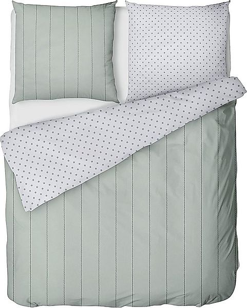 LINKHOFF Wendebettwäsche Biber Bettwäsche 135x200 / 155x220 + Kissen 80x80, günstig online kaufen