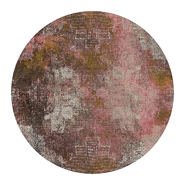 Moooi Carpets - Erosion Rosegold Teppich - bunt/Ø350cm günstig online kaufen