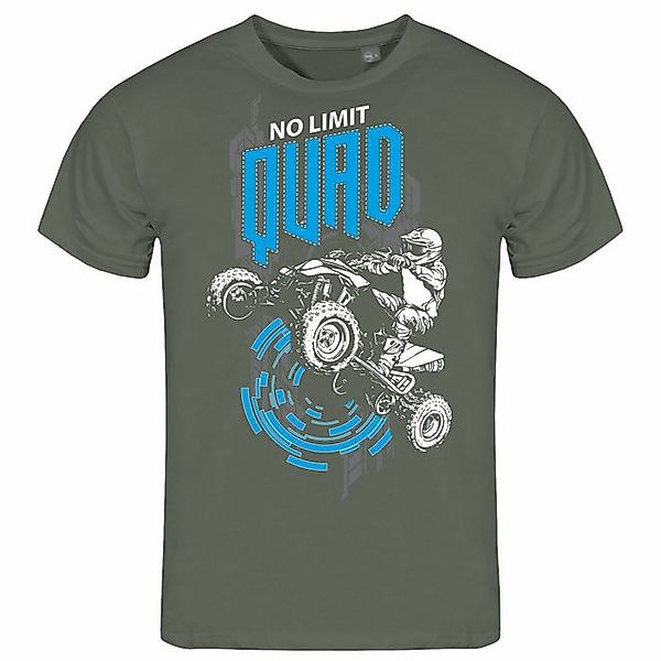 deinshirt Print-Shirt Herren T-Shirt Quad no limit Funshirt mit Motiv günstig online kaufen