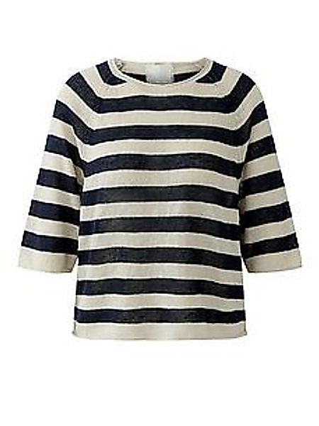 Rundhals-Pullover oui weiss günstig online kaufen