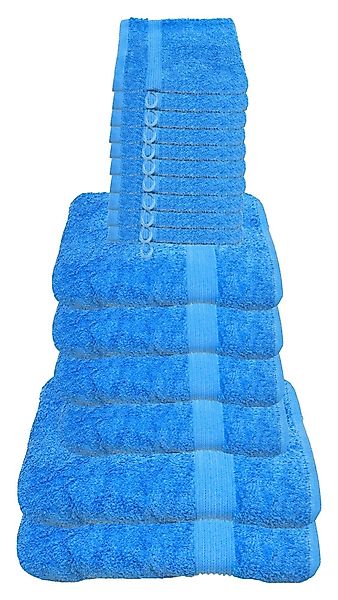 Julie Julsen Handtücher 16-Handtücher-Himmelblau, Baumwolle (16-St) günstig online kaufen