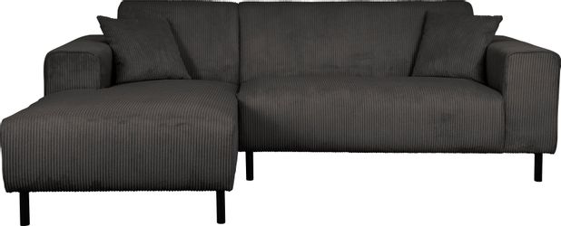 Home affaire Ecksofa "ARROS L-Form mit Wellenunterfederung, Maße B/T/H: 235 günstig online kaufen