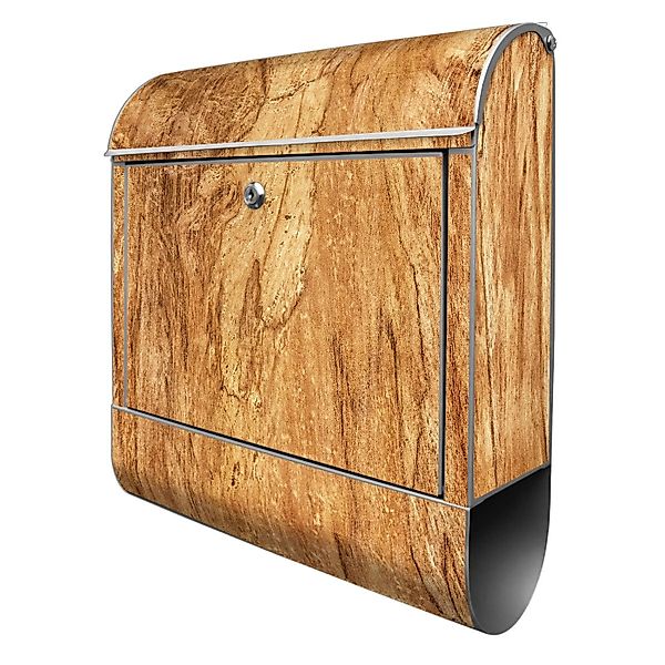 Banjado Design Briefkasten Silber Pulverbeschichtet 39x47x14cm 2 Schlüssel günstig online kaufen