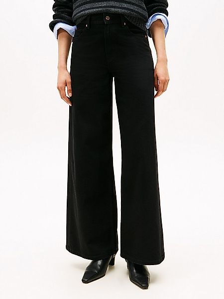 Tommy Hilfiger High-waist-Jeans DNM BLACK 70's WIDE LEG HW günstig online kaufen
