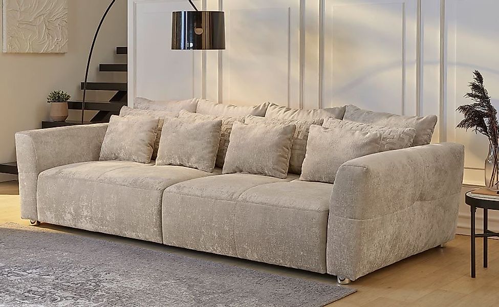 Jockenhöfer Gruppe Big-Sofa Gulliver, B: 298 cm, mit Zierkissen, Federkernp günstig online kaufen