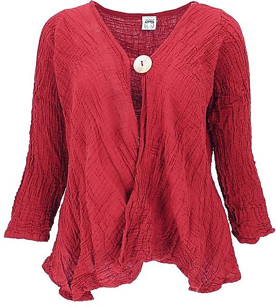 Guru-Shop Longbluse Musselin Boho Blusenjäckchen, kurze Baumwoll.. alternat günstig online kaufen