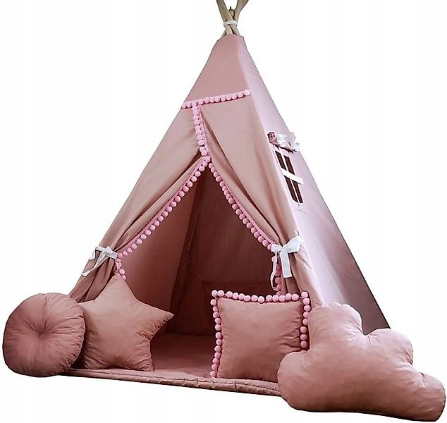Pamek Tipi-Zelt Basic, Kinder Spielzelt, Teepee, Zelt mit Fenster, Tipizelt günstig online kaufen