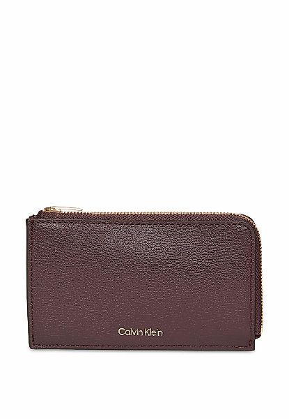 Calvin Klein Kartenetui "FOIL LOGO TOP ZIP CARDCASE", Kreditkartenetui mit günstig online kaufen