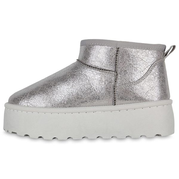 VAN HILL 840485 Plateaustiefelette Damen Warm günstig online kaufen