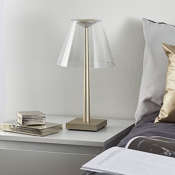 Rotaliana Dina+ T1 LED-Akkutischleuchte bronze günstig online kaufen