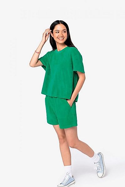 Native Spirit Rundhalsshirt Umweltfreundliches Damen-T-Shirt aus Frottee günstig online kaufen