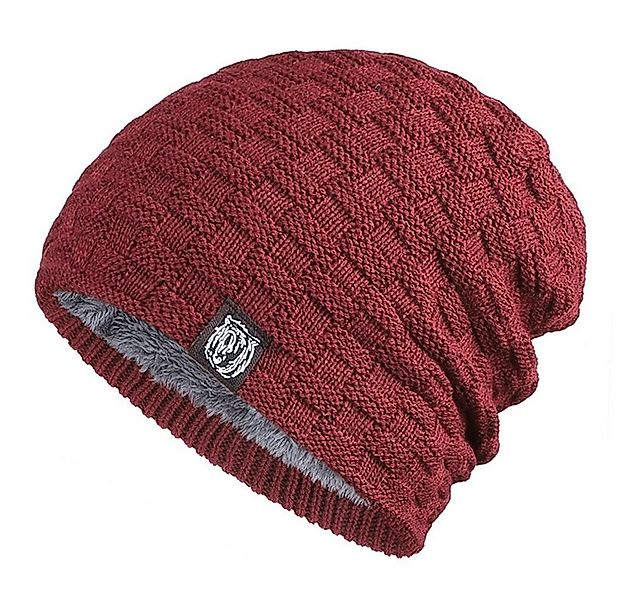 Coonoor Strickmütze Warm Gefütterte Wintermütze Strickmütze Beanie günstig online kaufen