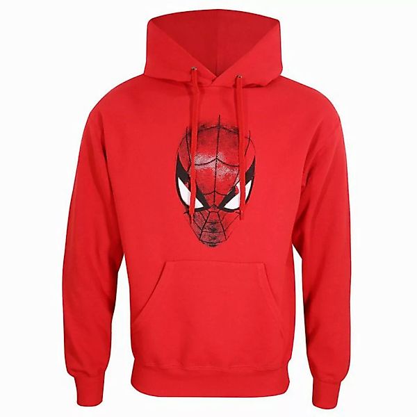 Spiderman Sweater Unisex Sweater mit Kapuze Spider-Man Spider Crest Rot günstig online kaufen