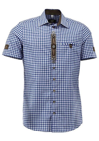 OS Trachten Trachtenhemd Psara Regular Fit, Haifischkragen, Kontrastverarbe günstig online kaufen