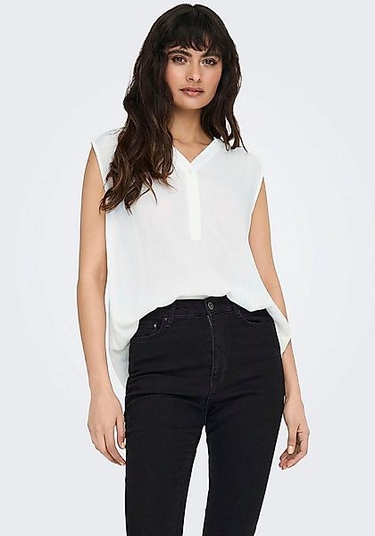 ONLY Blusentop ONLJETTE – Blusentop mit V-Ausschnitt und Knopfleiste regula günstig online kaufen