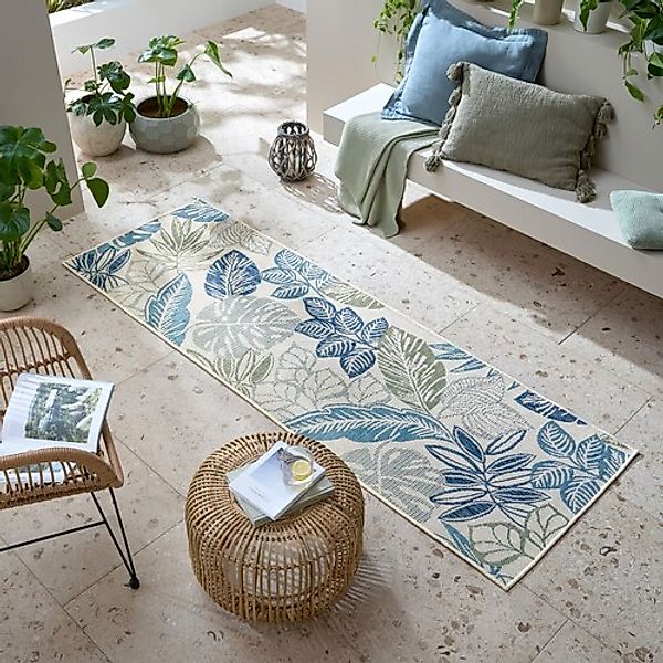 FLAIR RUGS Teppich »Bella Leaf«, rechteckig, 4 mm Höhe, Bella Leaf Indoor O günstig online kaufen