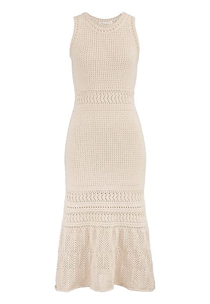 Hessnatur Strickkleid Crochet Slim aus reiner günstig online kaufen