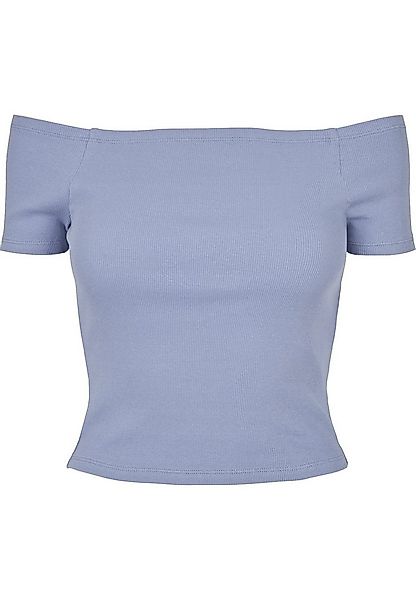 URBAN CLASSICS T-Shirt Urban Classics Damen Ladies Off Shoulder Rib Tee (1- günstig online kaufen