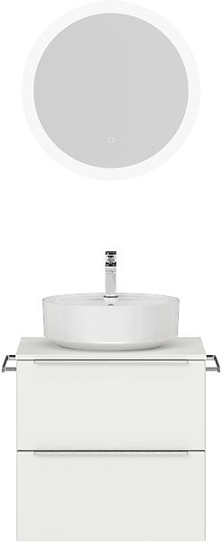 nobilia® Badmöbel-Set »Alvene«, (2 St., vormontiert, mit Soft-Close), inkl. günstig online kaufen