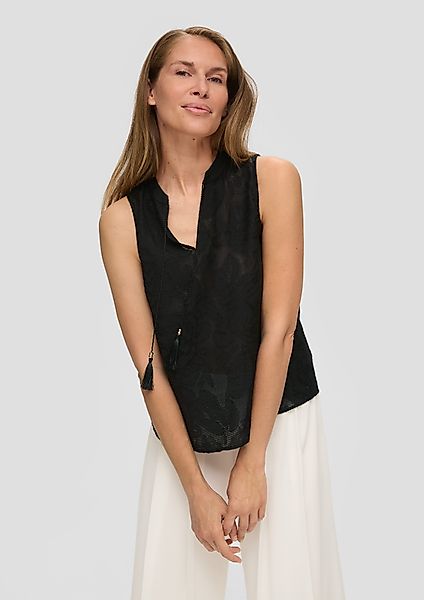 s.Oliver BLACK LABEL Kurzarmbluse Blusenshirt im günstig online kaufen
