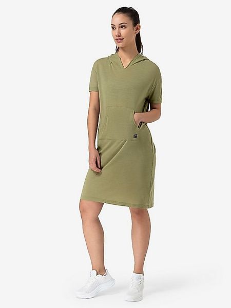 SUPER.NATURAL Sweatkleid für Damen aus Merino W HOODED DRESS sommerlich lei günstig online kaufen