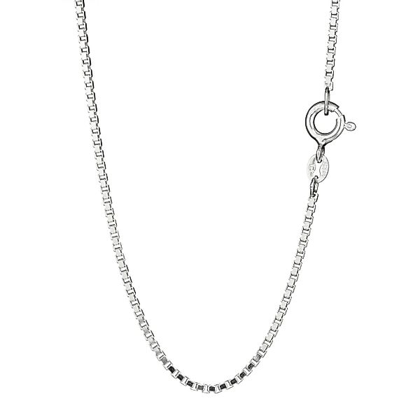 NKlaus Silberkette Collier 60cm Venezianerkette diamantiert günstig online kaufen