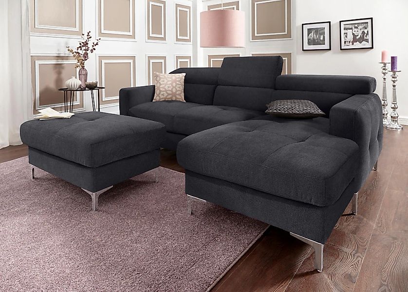 COTTA Polstergarnitur "Sammy L-Form", (Set), Set bestehend aus: Ecksofa mit günstig online kaufen