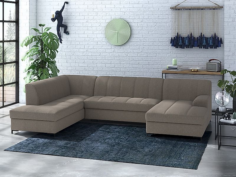 INOSIGN Wohnlandschaft »Balme, moderne Formensprache, zeitloses Design, U-F günstig online kaufen