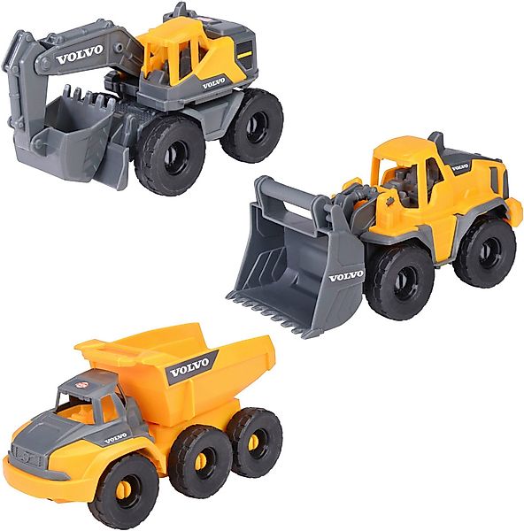Dickie Toys Spielzeug-Baumaschine Volvo Construction Set, günstig online kaufen