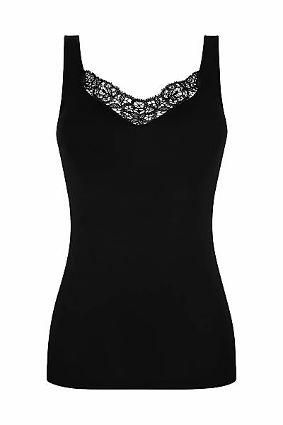 Mey Tanktop "Emotion Elegance", Spitzenverzierung am Dekolleté, V-Ausschnit günstig online kaufen