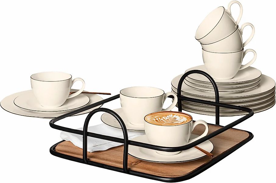 Seltmann Weiden Kaffeeservice "Geschirr-Set, Service Zoè" schlicht und deze günstig online kaufen