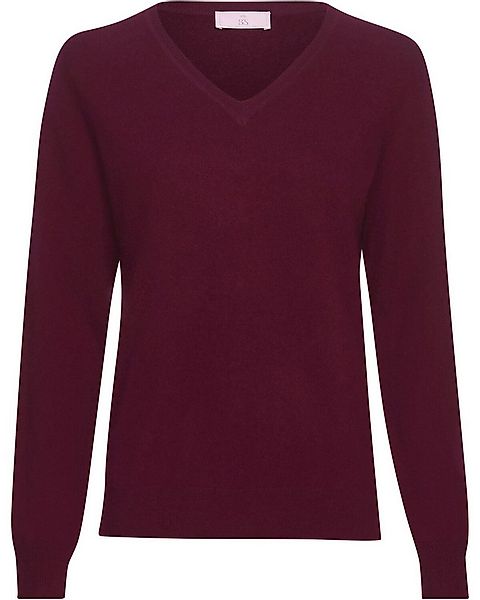 Brigitte von Schönfels Strickpullover Kaschmir V-Pullover günstig online kaufen