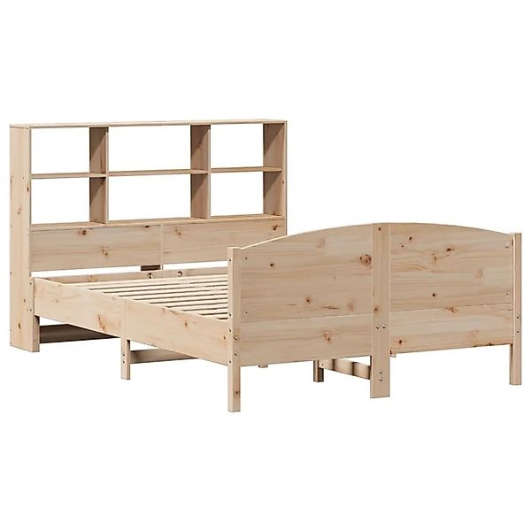 vidaXL Massivholzbett mit Regal ohne Matratze 140x200 cm Kiefer 3323104 günstig online kaufen