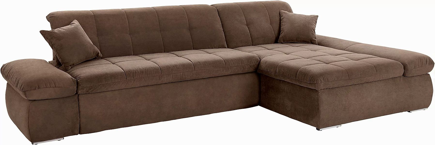 DOMO collection Ecksofa "NMoric XXL, B/T/H: 300/172/80cm, L-Form", wahlweis günstig online kaufen