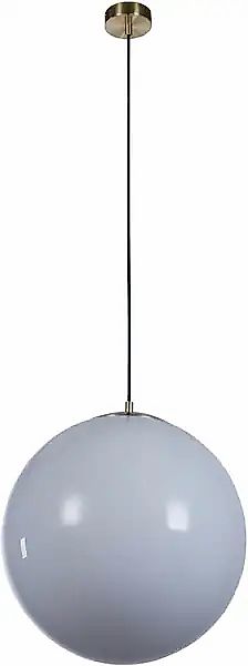 Searchlight Hängeleuchte »Atom II Pendant - Satin Brass & Opal Glass« E27 1 günstig online kaufen