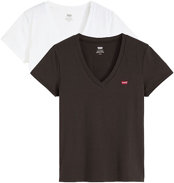 Levis T-Shirt "VNECK TEE 2 PACK" Packung, 2 Stk. günstig online kaufen