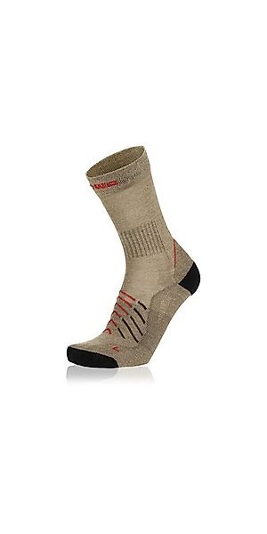 Lowa Wandersocken Crew Renegade (Merinowolle/Polyamid) steinbraun - 1 Paar günstig online kaufen