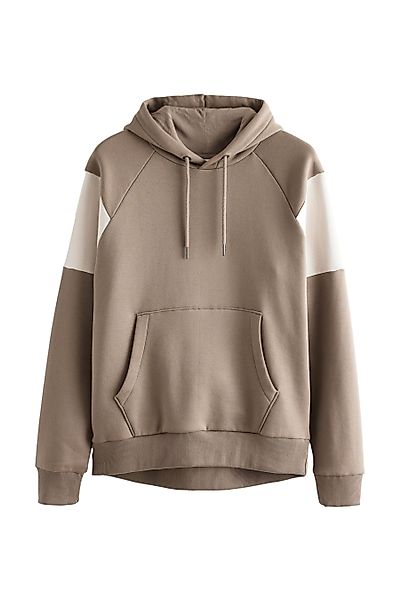 Next Kapuzensweatshirt Meliertes Hoodie in Blockfarben günstig online kaufen